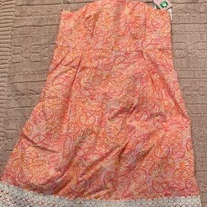NWT Lily Pulitzer strapless dress size 10